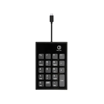 Port Black USB-A & USB-C Numeric Keypad