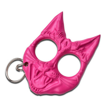 Pink Cat Self-Defense Keychain - Kitty Knuckle Keychain ...