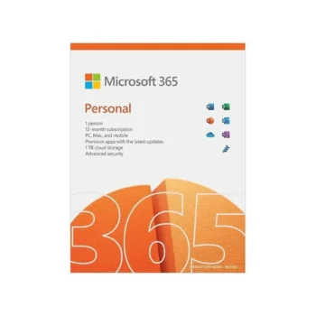 Microsoft 365 Personal ENGL 1 Year Subscription - AFRICA ONLY