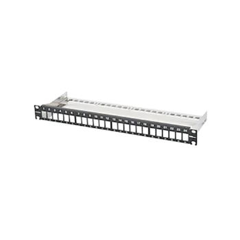 Corning VOL 24-Port Empty 1U Black Patch Panel