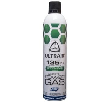 ASG Propellant, Gas, 570ml, 135 PSI, Silicone Green – 19893