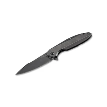 Ruike Blackwashed Finish Pocket Knife- P128-SB