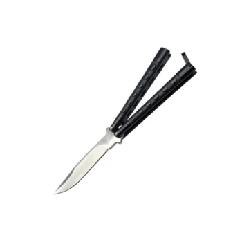 Butterfly Knife Black Handle - 7127P
