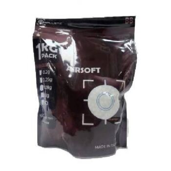 Ballistic Airsoft Bio Bbs .25g 1Kg 4000CT