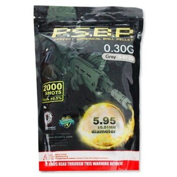 G&G - BB Bullets - 0.30g - 2000 rds - Gray - G-07-208