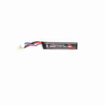 Stock Tube Battery Lipo 11.1V 900mah 15C 19014
