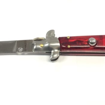 Side Open Spring Flick Knife 6052 Red